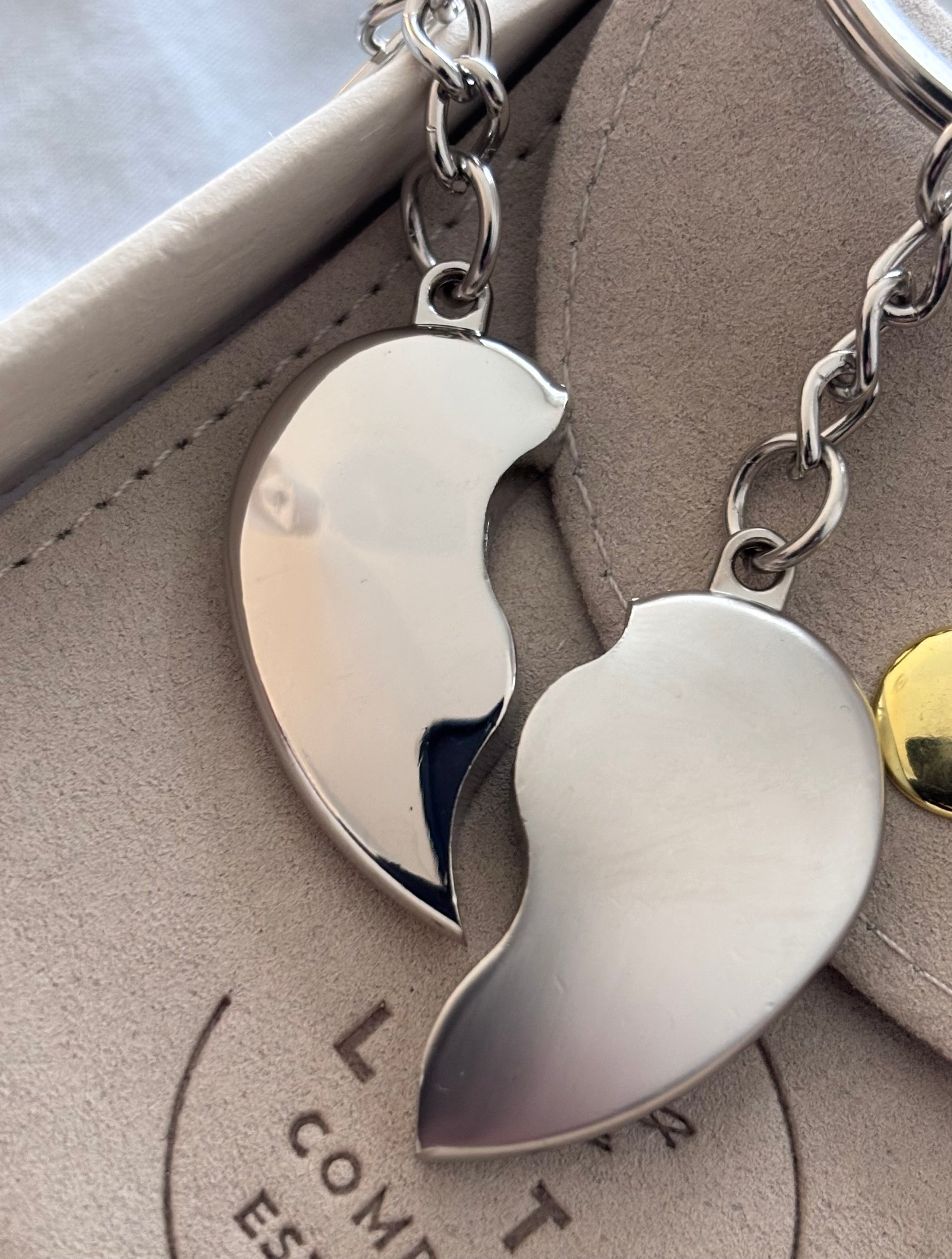 Magnetic Heart Keyring