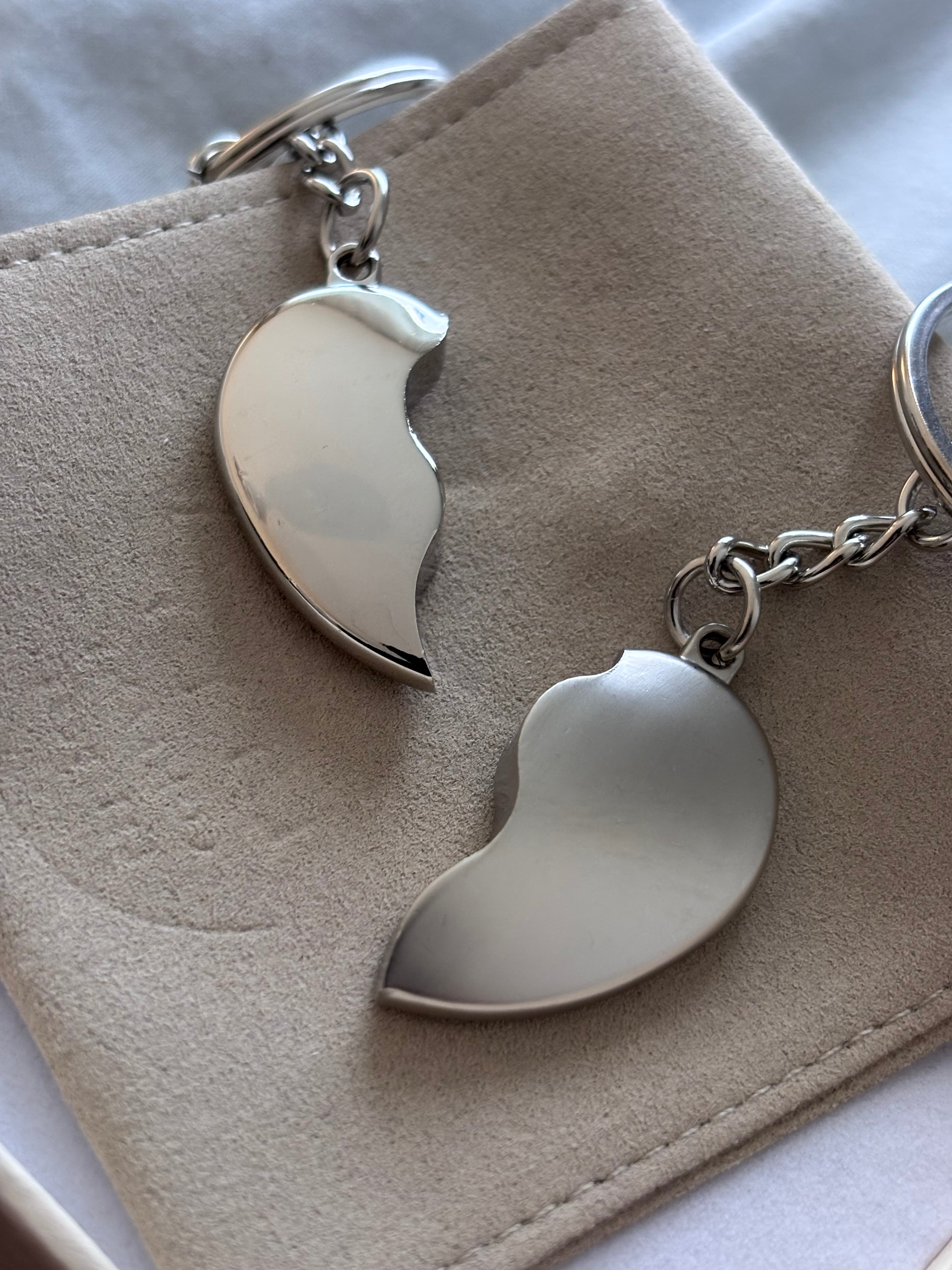 Magnetic Heart Keyring