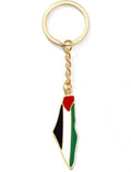 Palestine Map Keyring