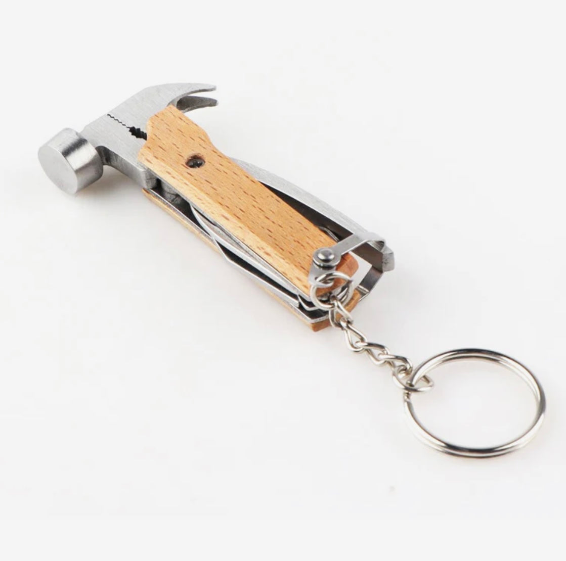 Miniature Hammer Multitool Keyring