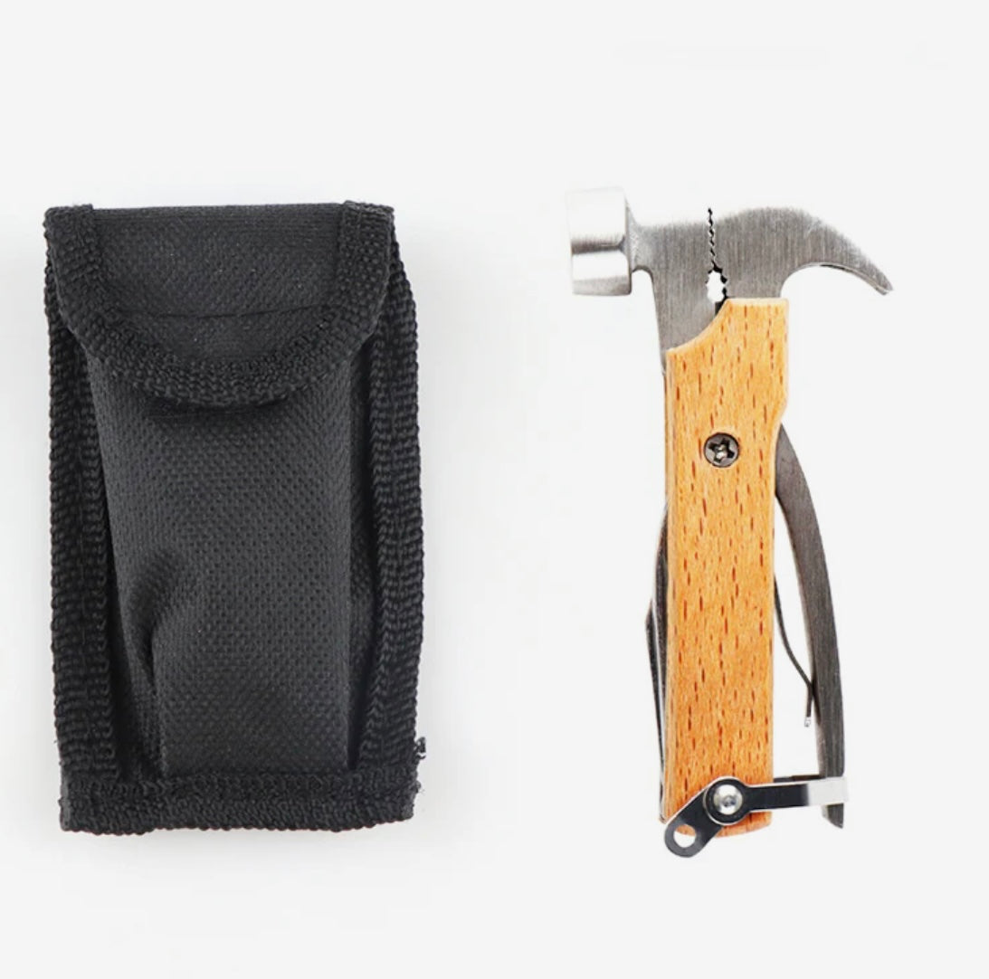 Miniature Hammer Multitool Keyring