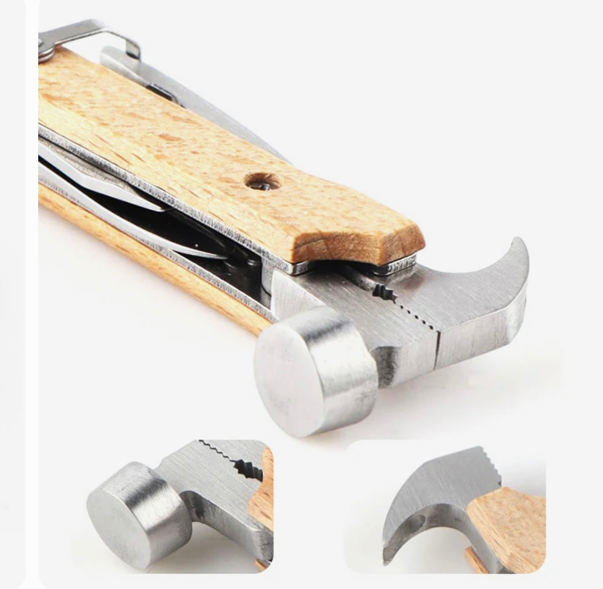 Miniature Hammer Multitool Keyring