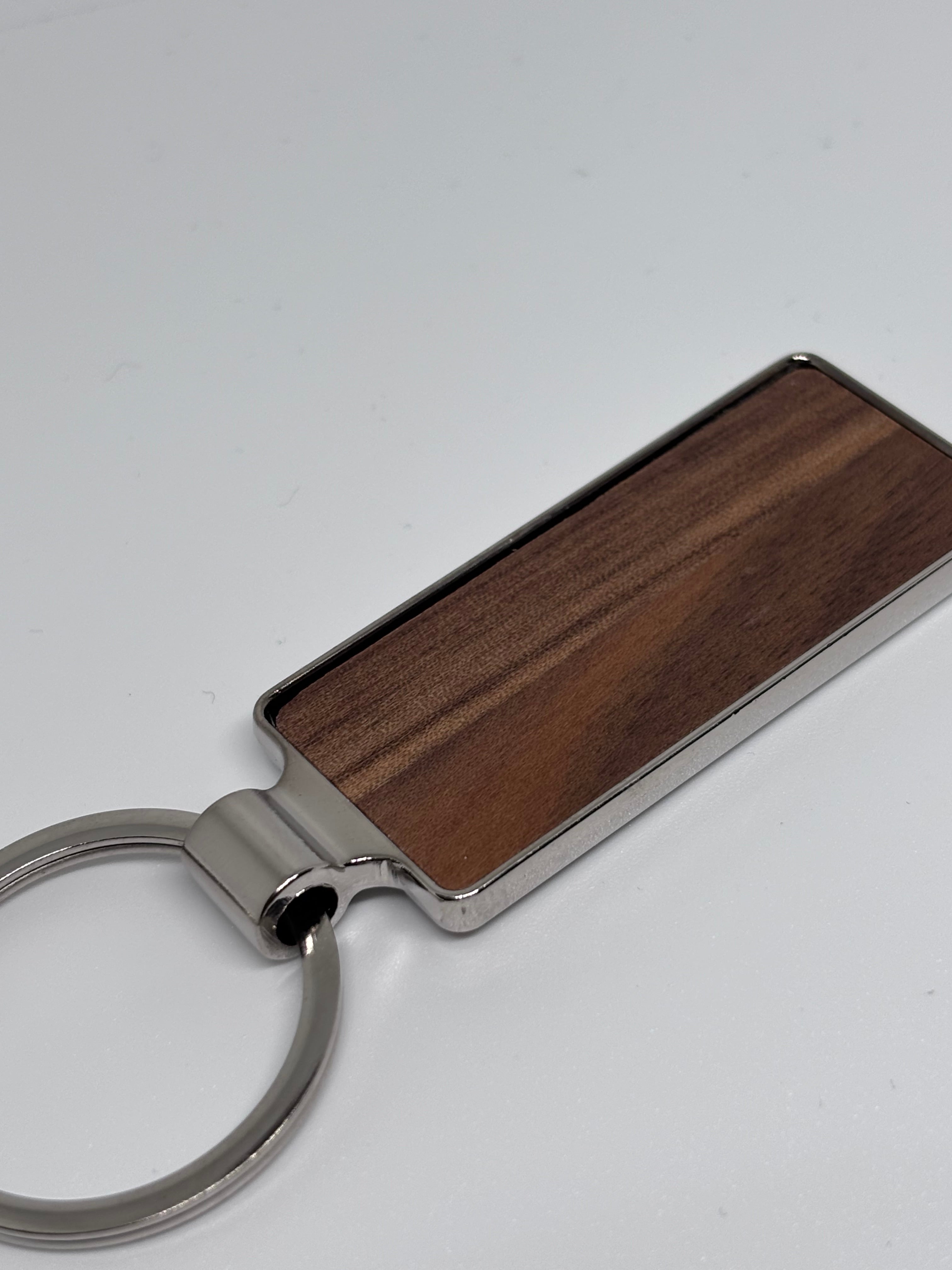 Wooden Keyring (Dark Brown)
