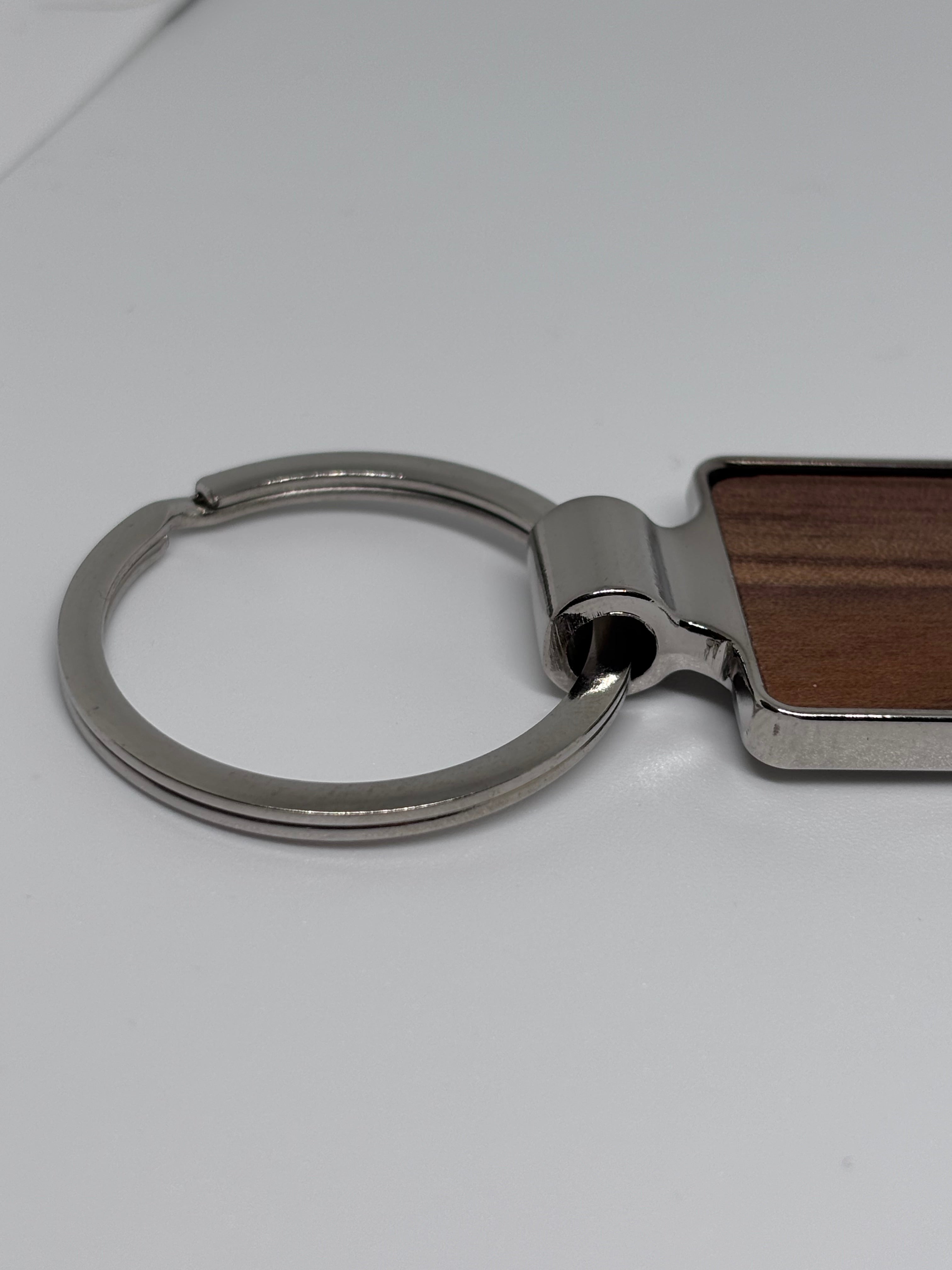 Wooden Keyring (Dark Brown)