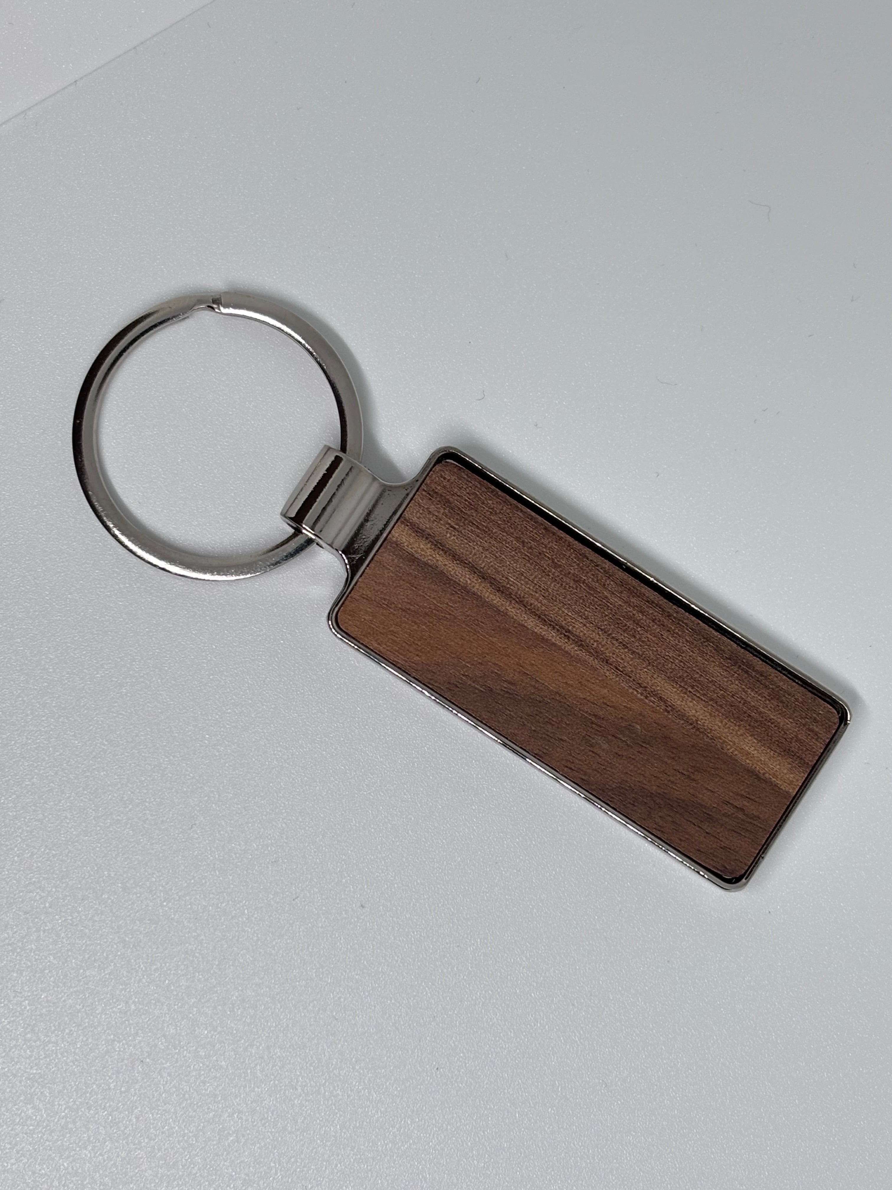 Wooden Keyring (Dark Brown)