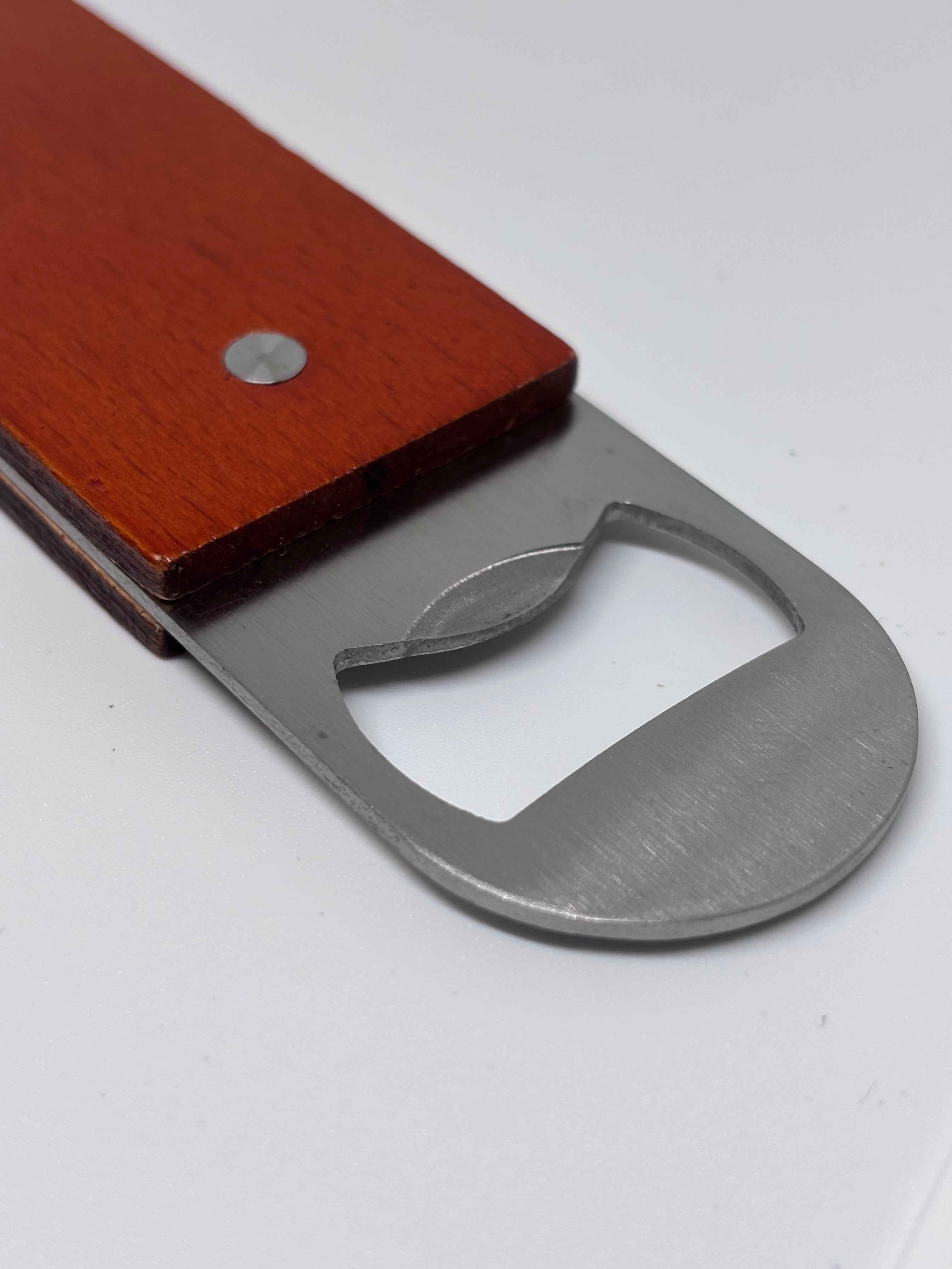 Large Wooden Bottle Opener (Dark Brown)