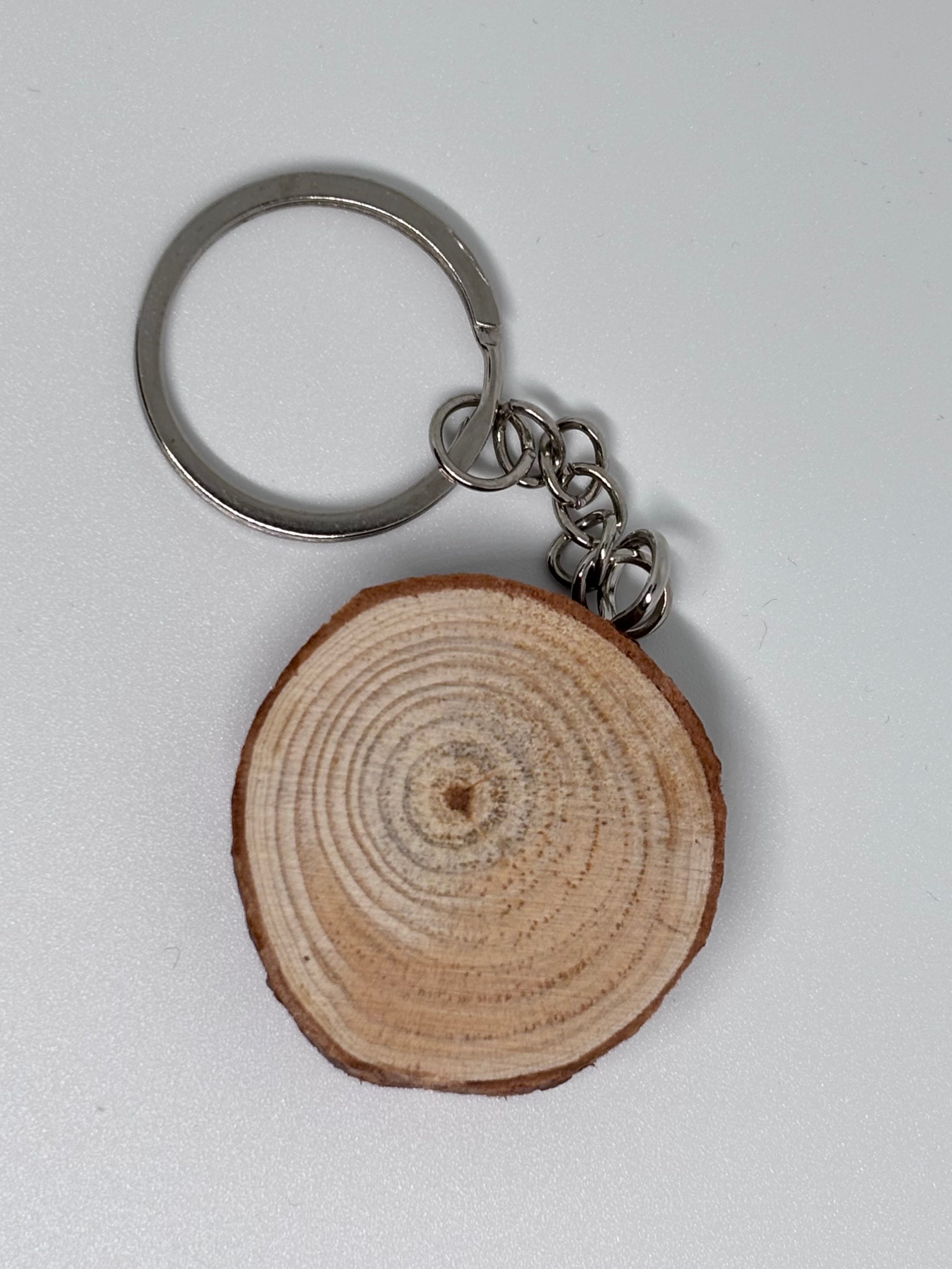 Pine Wood Keyring