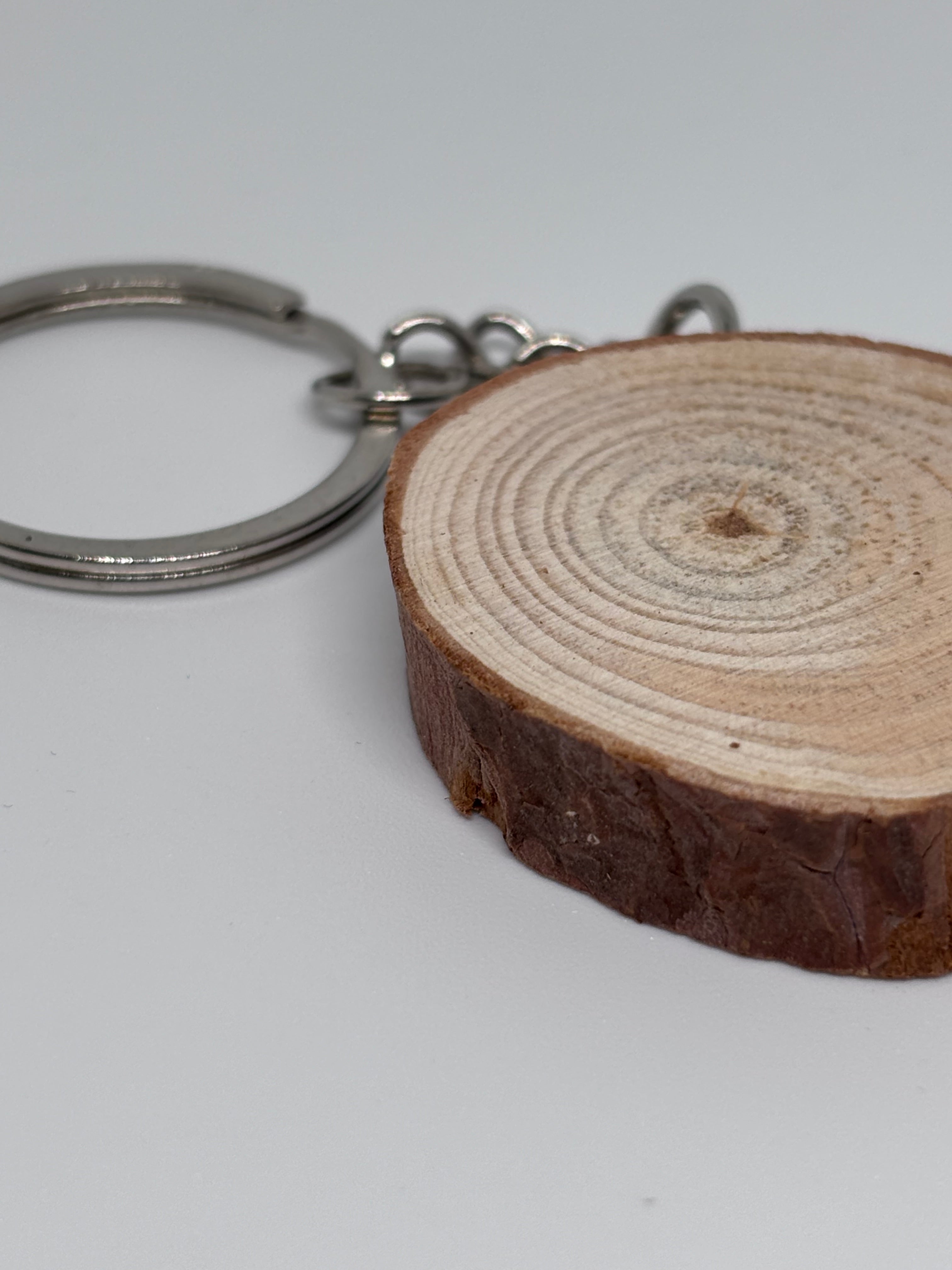 Pine Wood Keyring