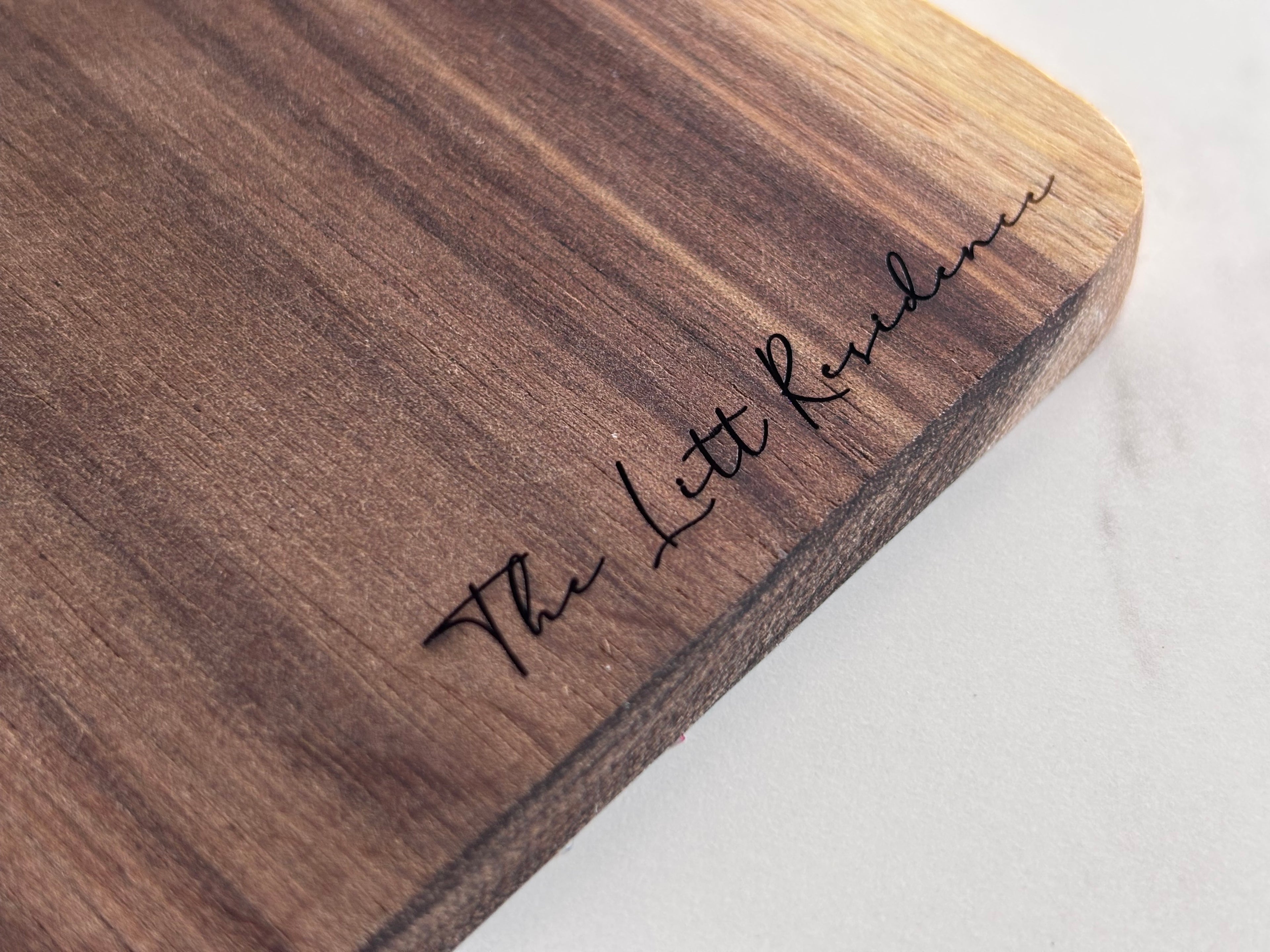 Acacia Wood Serving Board with Handle