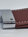 Leather Loop Keyring (Dark Brown)