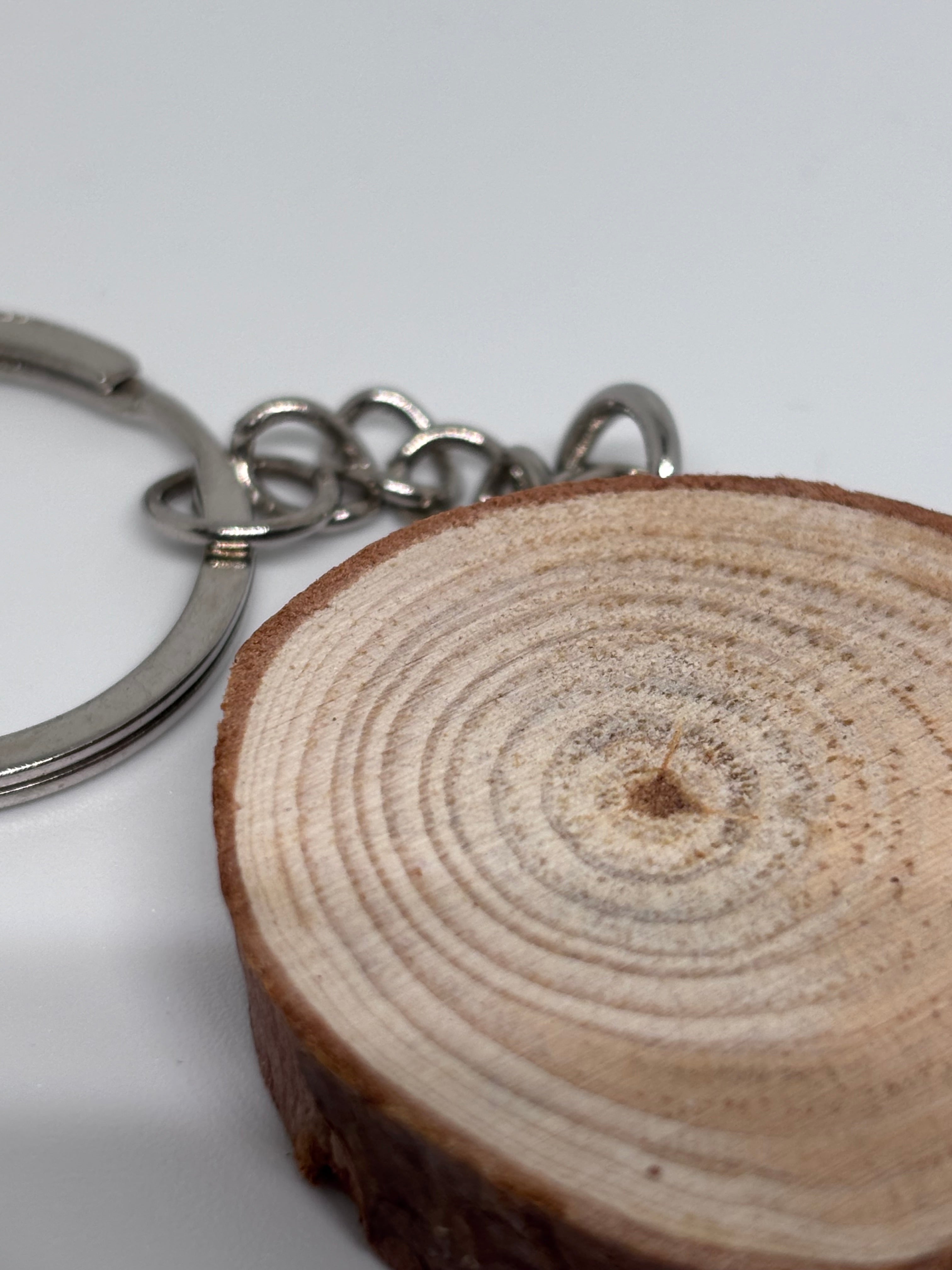 Pine Wood Keyring
