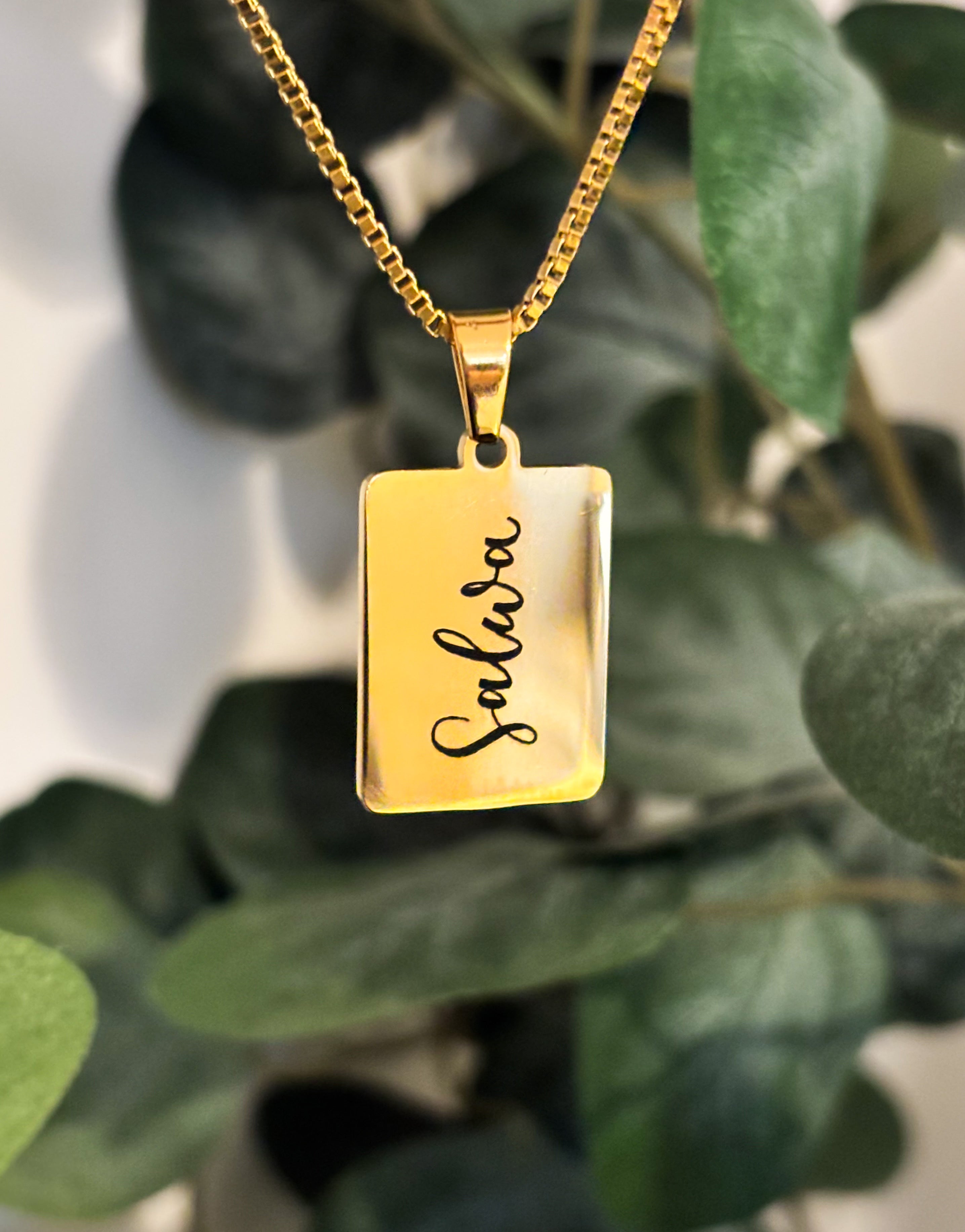 Large - Tag Necklace
